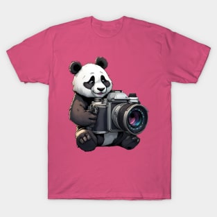 Panda Photographer T-Shirt